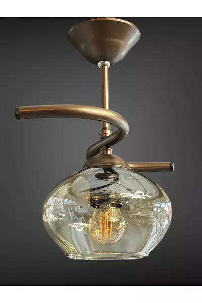 Chandelier Lighting Hall Entrance Coffee Poyraz  Single Chandelier