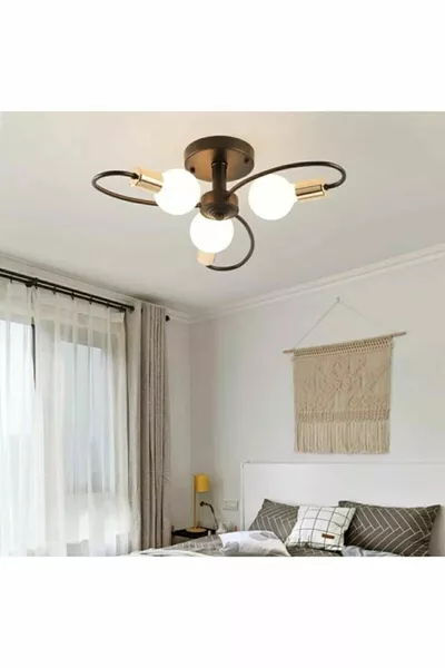 Cycle Model Modern Sports Model 3-Light Chandelier (WITHOUT GLASS)