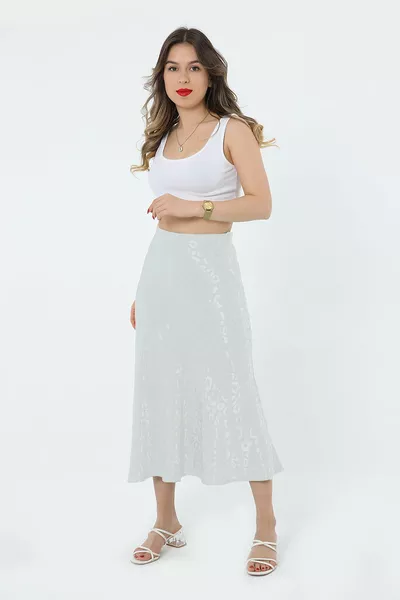 Satinrock für Damen 