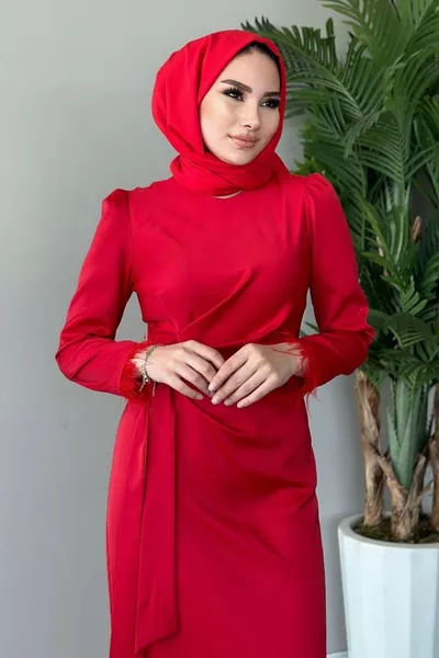 Figen Avondjurk Rood