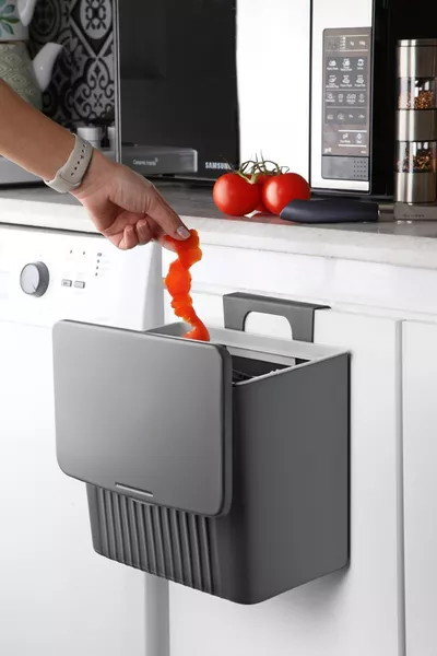 Hanging Functional Trash Can 8L