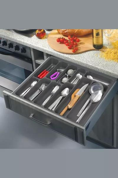 Drawer Organizer for Spoons Gray -  Cm