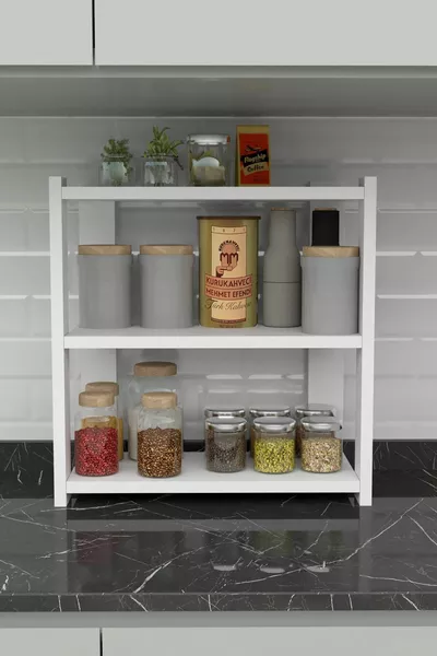 Spice Rack Multi-Purpose Countertop Three-Tier Spice Rack , One Size