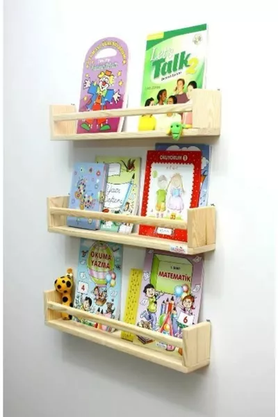 Montessori Boekenkast Educatief Kinderrek  cm 3-delig van Berk