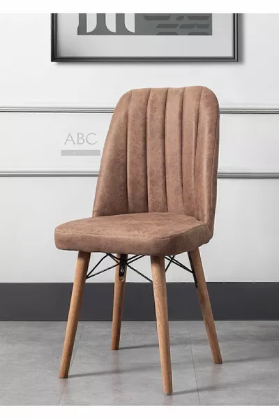 Paris Series Beech Legs A+ Quality Square Gold Chair with 7 Different Color Options