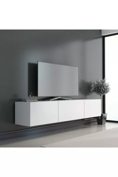 Bullet TV Unit Glossy White Cm