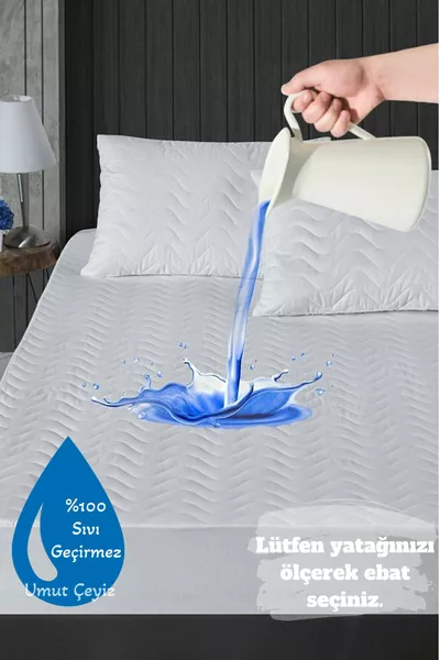 Protège-matelas matelassé imperméable ajusté