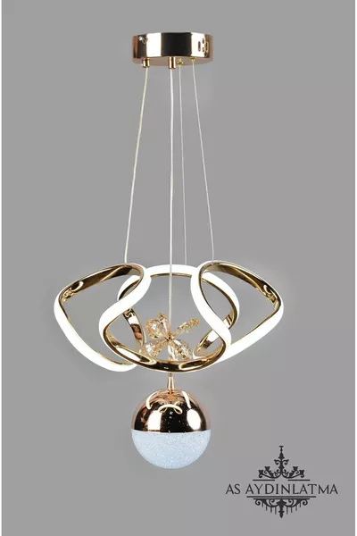 Plafonnier LED 3 couleurs petit drone en gros or (salon, cuisine, chambre, couloir)