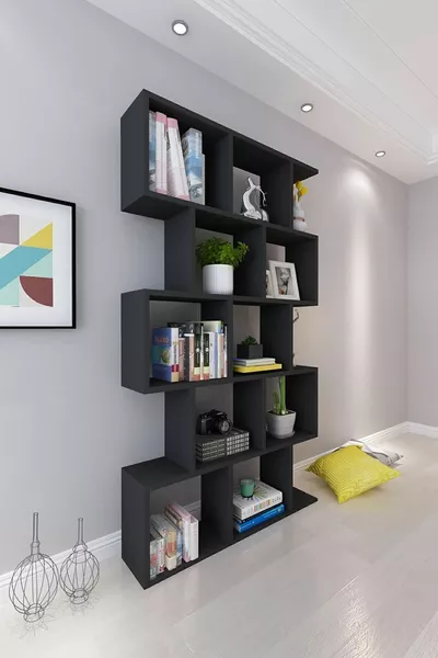 Rio Decoratieve Boekenplank Zwart