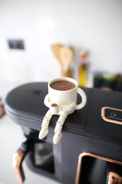 6-Piece Coffee Set with Stand - Moka Pot - Coffee Bean - Teapot - Turkish Coffee Pot - Coffee Cup