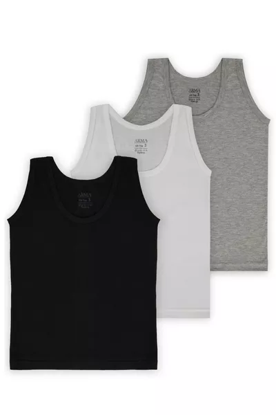 Boys' Colorful Tank Top 3-Pack % Cotton Jersey