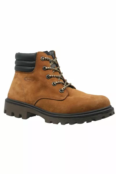 أحذية نسائية جلدية بالقرفة مقاومة للماء NPF-