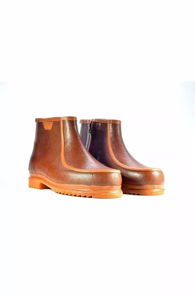 Derby Kavucuk Short Boots Coffee