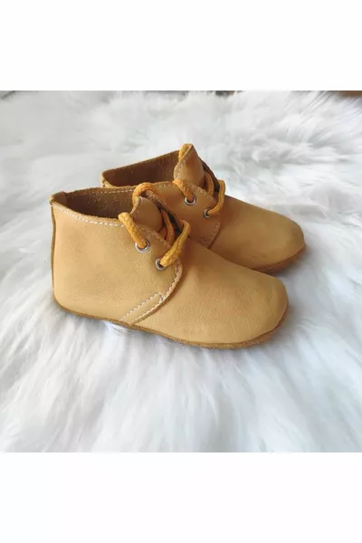 Mocassins en cuir Mustard Reni Bébé Chaussures