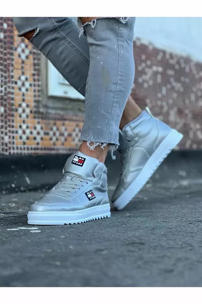 Wagoon  أحذية نصف كاحل فضية للرجال