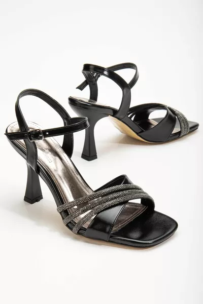 مارينا نسائية أحذية سهرة ذات كعب حجري