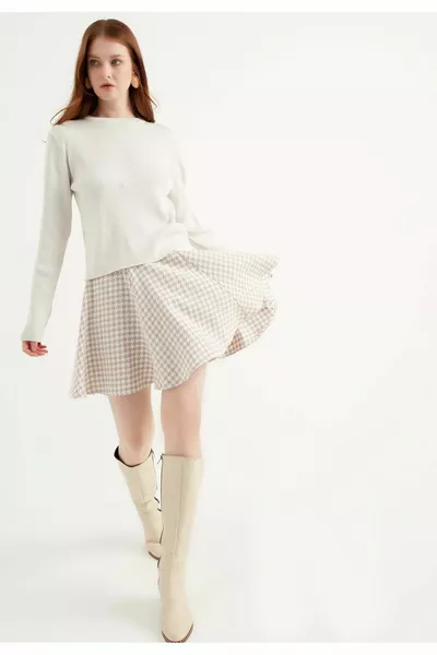 Мини пола с висока талия