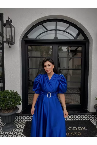 المرأة طويلة الأكمام بالون لافين اللباس