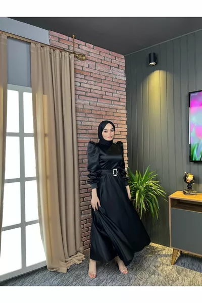 Robe de soirée Mona Hijab Noir