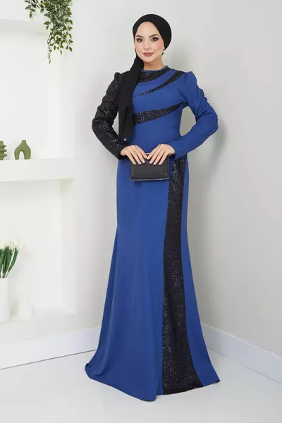 Платье-рыба с пайетками  Indigo