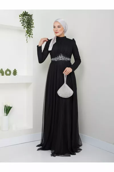 Вечерна рокля от хиджаб Büşra Stone 