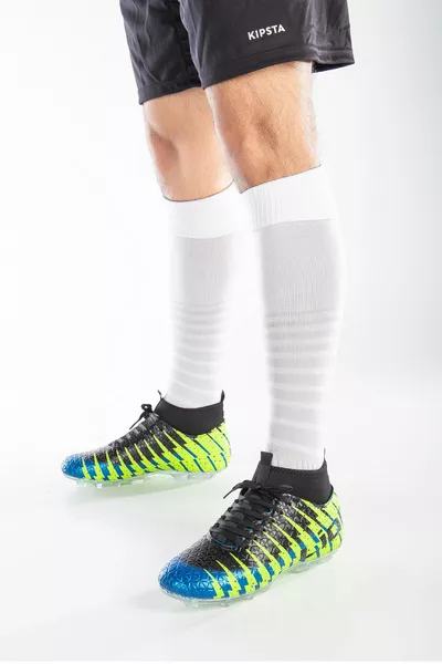 Чорапи Детски футболни обувки Футболни обувки Синьо Жълто