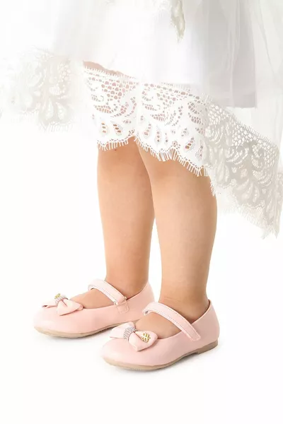 Kinderen klittenband strik meisjes ballerina's Aegean  Volume