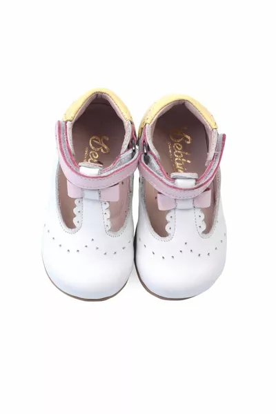 هايدي العظام اللون الأبيض الخطوة الأولى أحذية البنات