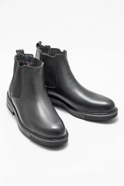 أحذية رجالية جلدية سوداء