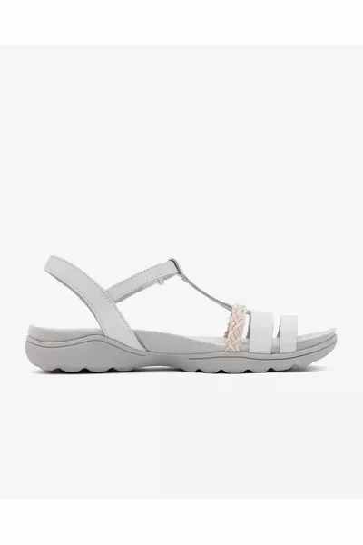 Amanda Tealite Women's White Sandals 