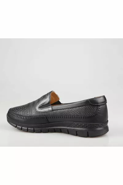  Echt Lederen Orthopedische Zwarte Vrouwen Casual Mom Schoenen