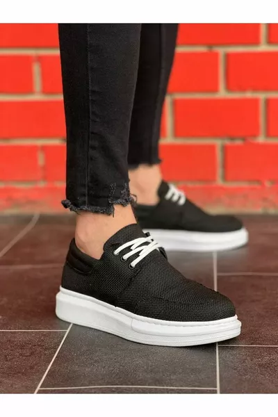  BT الدانتيل المتابعة العظام وحيد الكتان الرجال أحذية كلاسيكية أسود