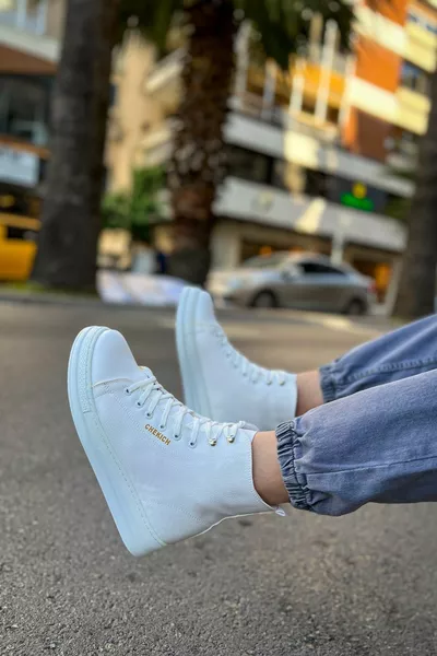 LOBBYIA Мужские ботинки на шнуровке БЕЛЫЙ - CHE