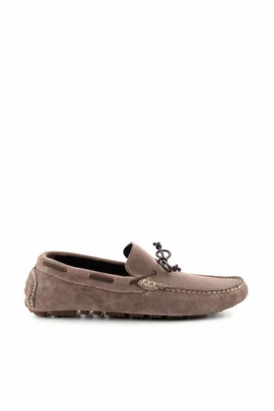 Mink Suede Chaussures Mocassins Homme en Cuir Véritable 