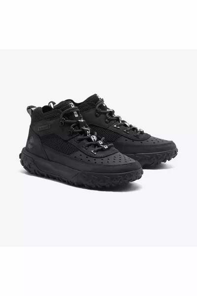 Greenstride Motion 6 Кожаные Мужские Черные Сапоги Super Ox