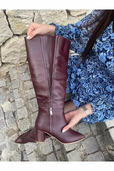 ماريا بوتوم بسحاب ( الكرز ) الجلد