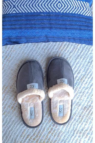 Pantoufles de maison en peluche unisexes