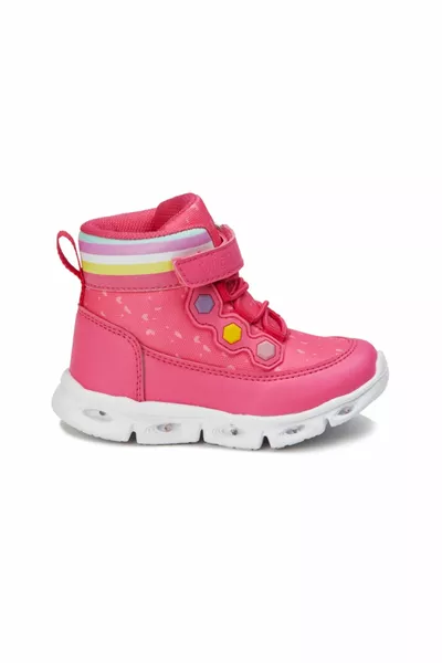 ميزو مضاءة فتاة بيبي فوشيا بوتس