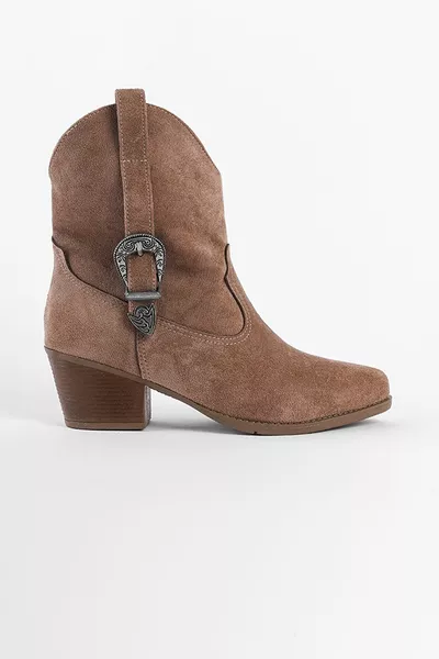 Bottes de cowboy Suede Pull pour femmes