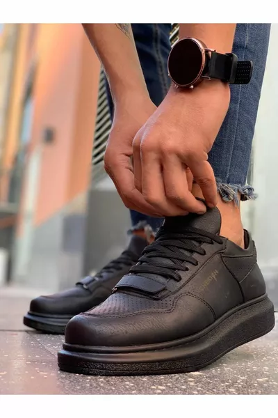 حذاء رجالي أسود