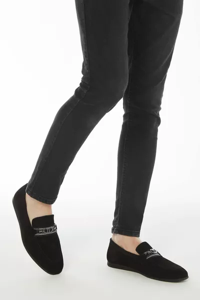 أحذية لوفر جلد طبيعي للرجال   Erk Ayk 