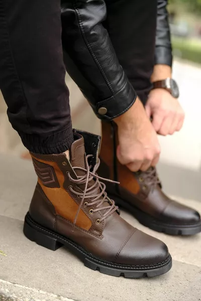 Cnt باستر الجيش متوج الصوف الرجال الأحذية البريدية