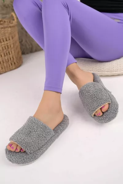 Modafrato Outdoor Pantofole da Donna con Asciugamani Pantofole Invernali Suola Silenziosa