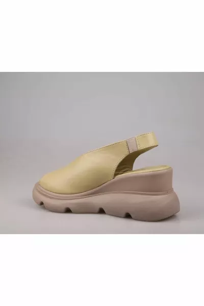  cuir véritable Aqua Green Sandales pour femmes