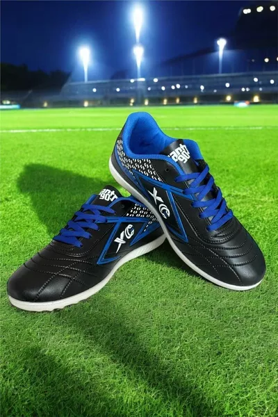 حذاء كرة قدم أستروتيرف للرجال أسود - أزرق