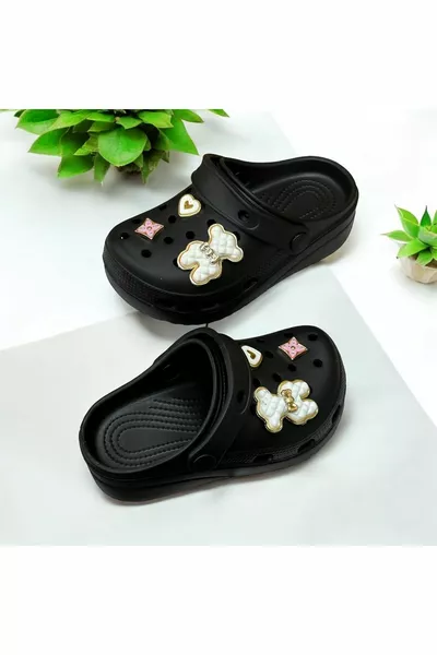 ДЕТСКИ ЧЕХЛИ CROS СЪС ЗАТВОРЕНИ КАМЪНИ ЧЕРЕН ЦВЯТ