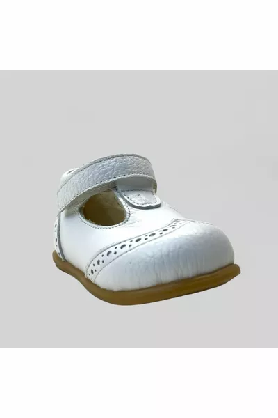  Vollständig Orthopädisch % Echtleder Unisex Baby Weiß Korsett Erste Schritt Schuhe