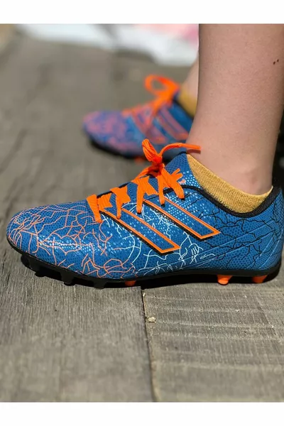 Boys' Gear Lace-Up Football Astroturf Shoes