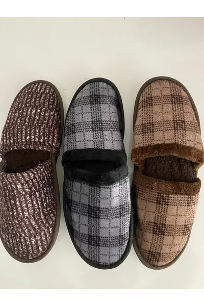 شباشب منزلية للرجال 3 قطع