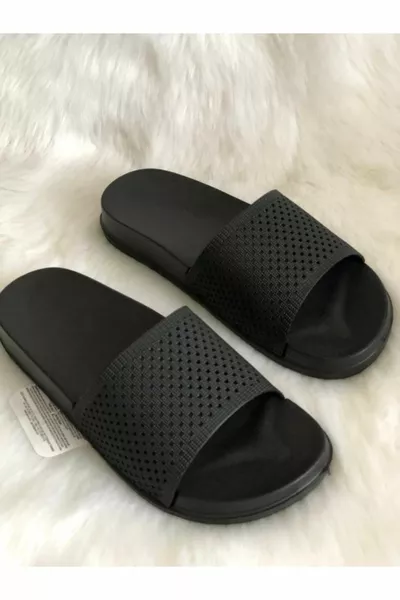 Base anatomica nera Plastica morbida Extra Light Donne Piscina Mare Spiaggia Casa E Pantofole Da Strada